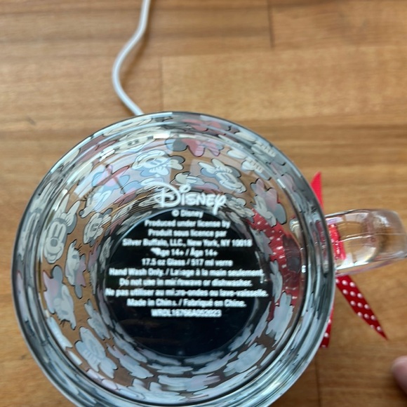 Disney Minnie Mouse glass mug - Picture 4 of 4